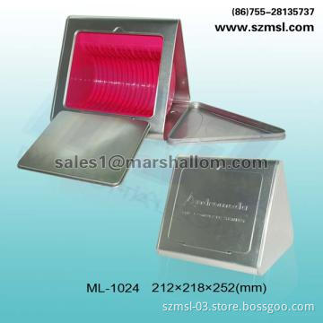 triangle tin box, metal box, gift box